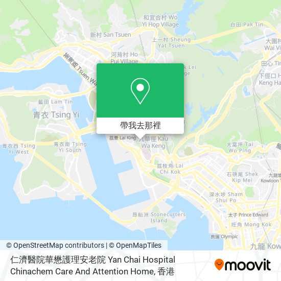 仁濟醫院華懋護理安老院  Yan Chai Hospital Chinachem Care And Attention Home地圖