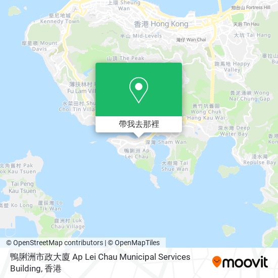 鴨脷洲市政大廈 Ap Lei Chau Municipal Services Building地圖