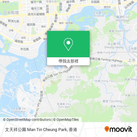 文天祥公園 Man Tin Cheung Park地圖