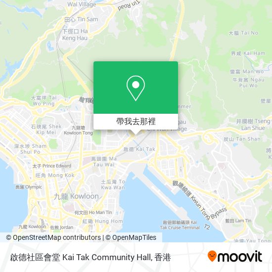 啟德社區會堂 Kai Tak Community Hall地圖
