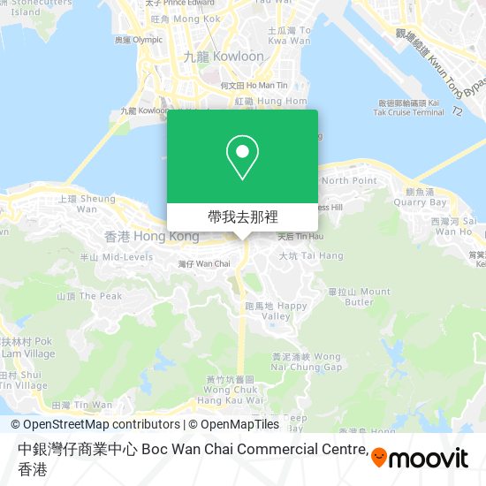 中銀灣仔商業中心 Boc Wan Chai Commercial Centre地圖