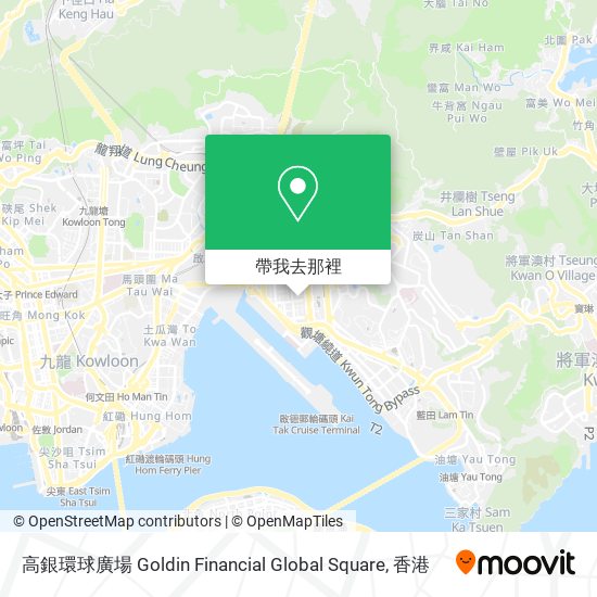 高銀環球廣場 Goldin Financial Global Square地圖