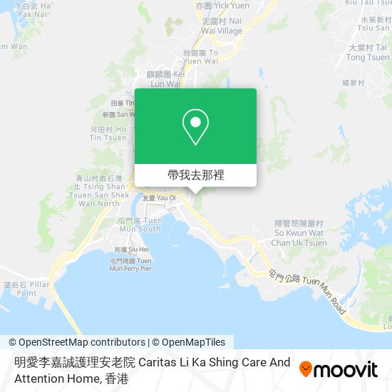 明愛李嘉誠護理安老院 Caritas Li Ka Shing Care And Attention Home地圖