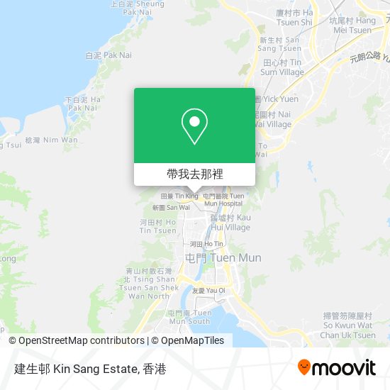 建生邨 Kin Sang Estate地圖