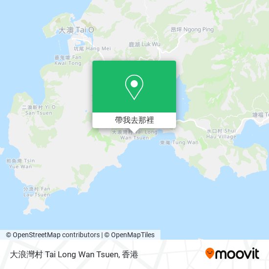 大浪灣村 Tai Long Wan Tsuen地圖