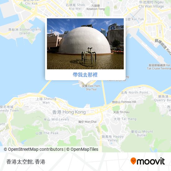 香港太空館地圖