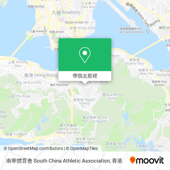 南華體育會 South China Athletic Association地圖