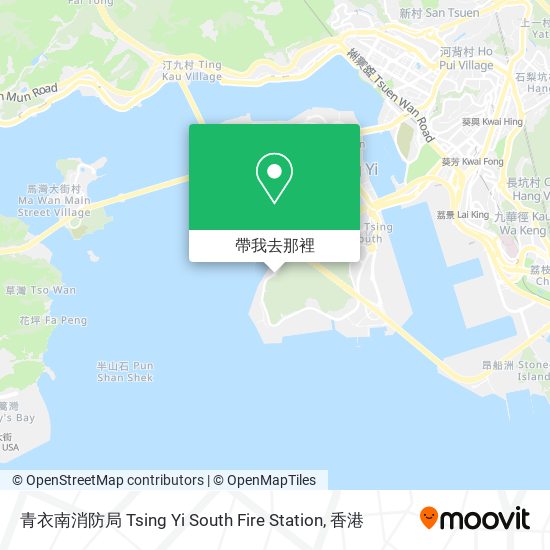 青衣南消防局 Tsing Yi South Fire Station地圖