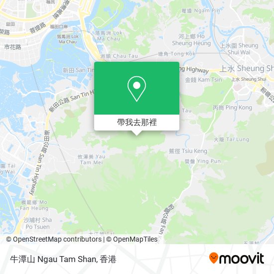 牛潭山 Ngau Tam Shan地圖