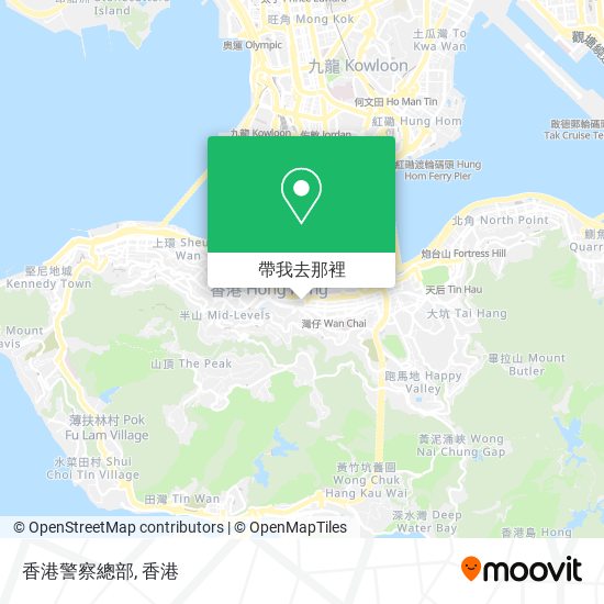 香港警察總部地圖