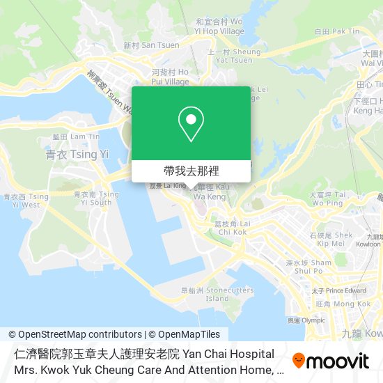 仁濟醫院郭玉章夫人護理安老院  Yan Chai Hospital Mrs. Kwok Yuk Cheung Care And Attention Home地圖