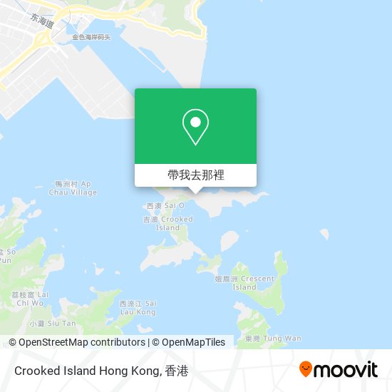 Crooked Island Hong Kong地圖