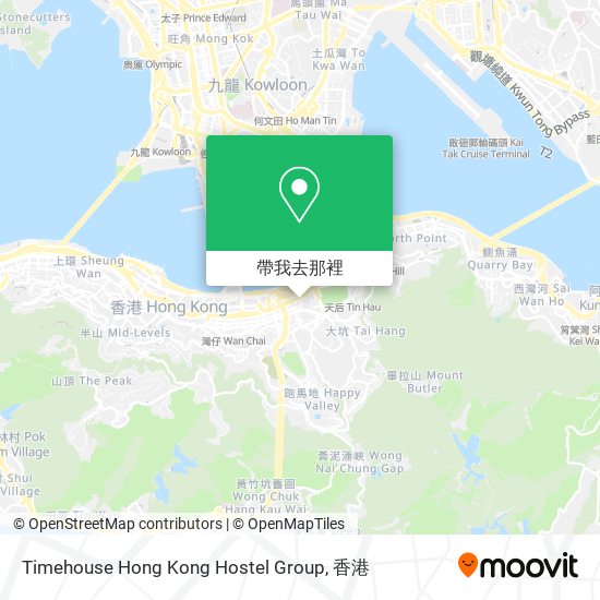 Timehouse Hong Kong Hostel Group地圖