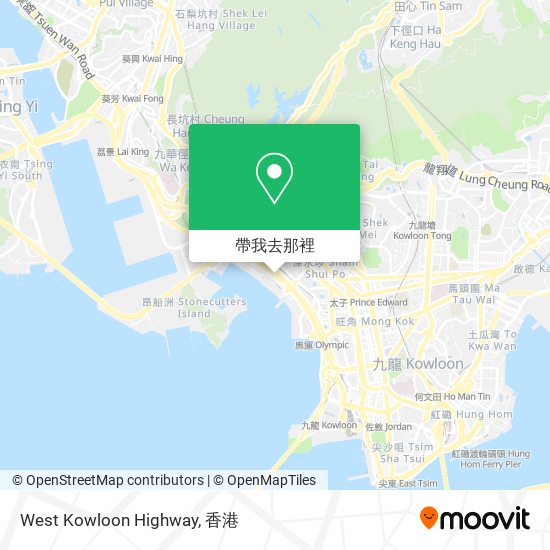 West Kowloon Highway地圖