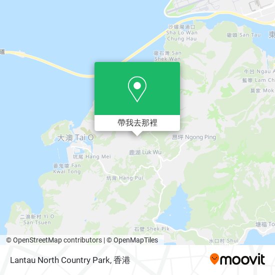 Lantau North Country Park地圖