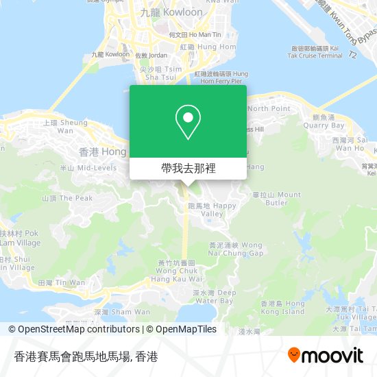香港賽馬會跑馬地馬場地圖