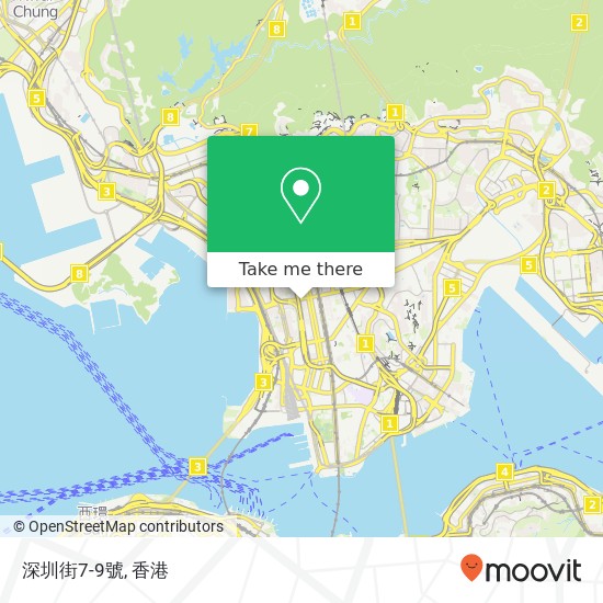 深圳街7-9號地圖