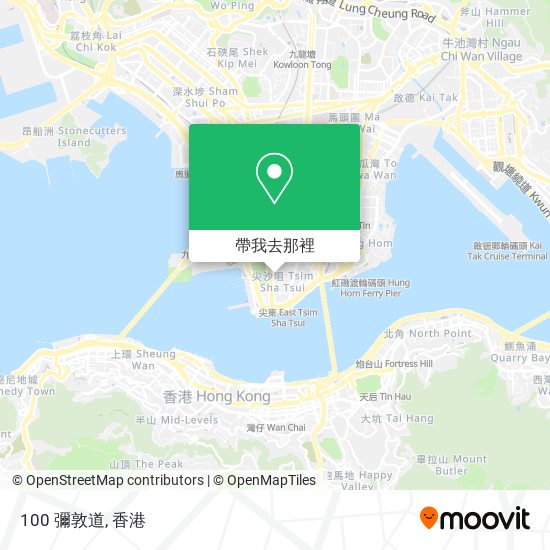 100 彌敦道地圖
