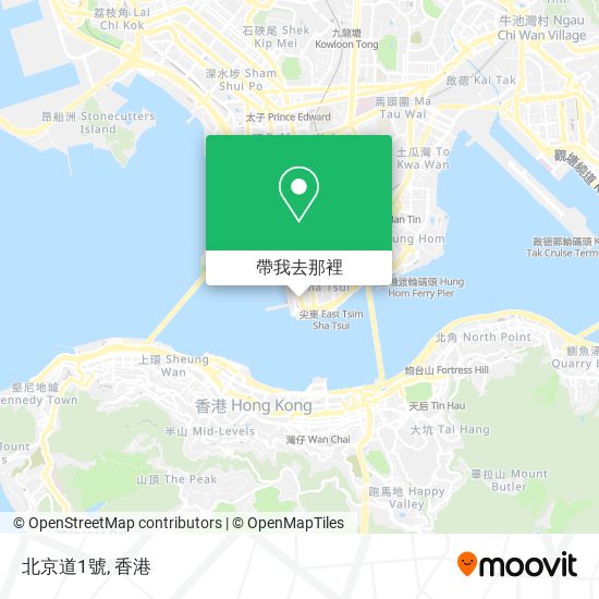 北京道1號地圖