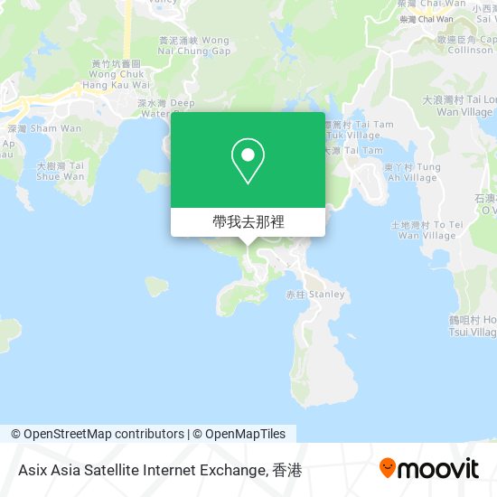 Asix Asia Satellite Internet Exchange地圖