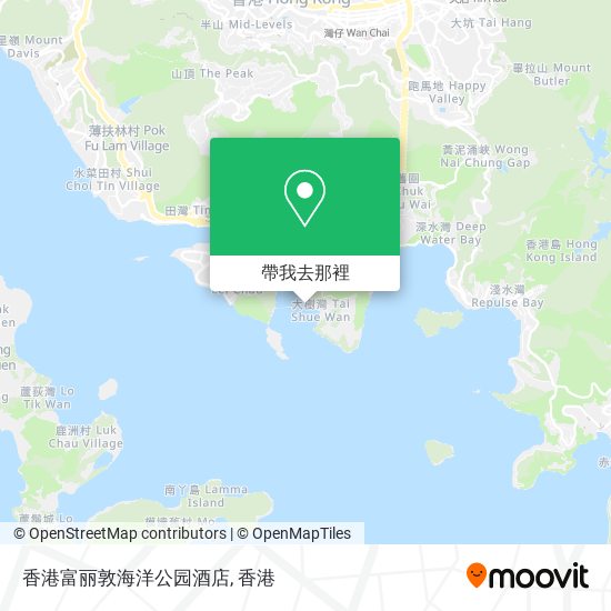 香港富丽敦海洋公园酒店地圖