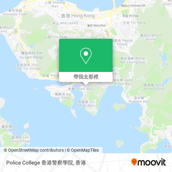 Police College 香港警察學院地圖
