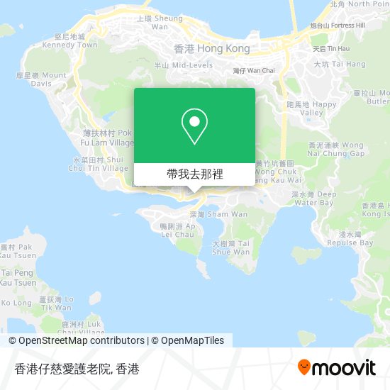 香港仔慈愛護老院地圖
