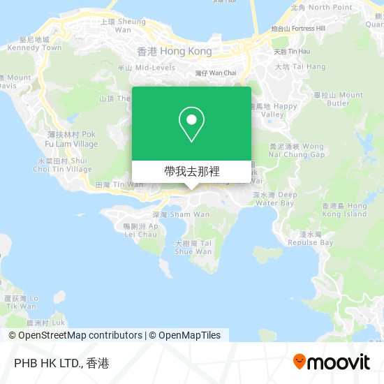 PHB HK LTD.地圖