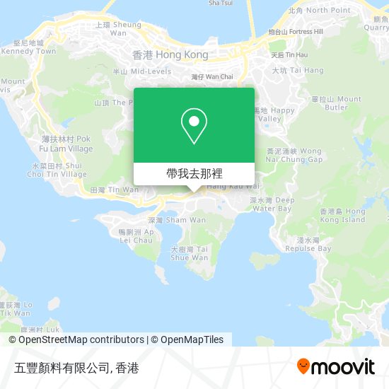 五豐顏料有限公司地圖