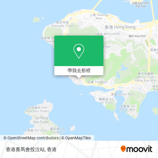 香港賽馬會投注站地圖