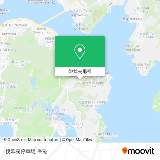 悅翠苑停車場地圖