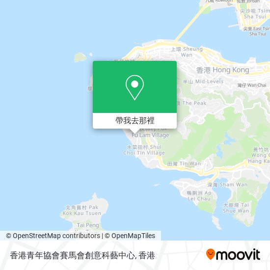 香港青年協會賽馬會創意科藝中心地圖