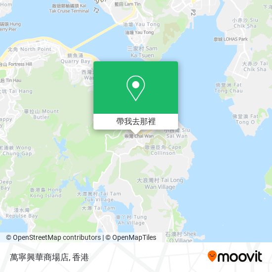 萬寧興華商場店地圖