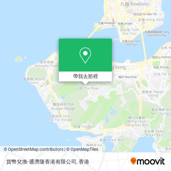 貨幣兌換-通濟隆香港有限公司地圖