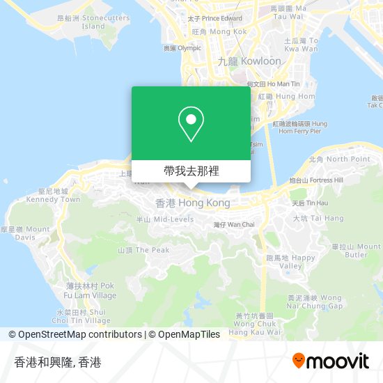 香港和興隆地圖