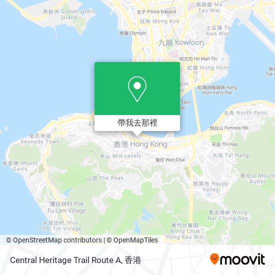 Central Heritage Trail Route A地圖