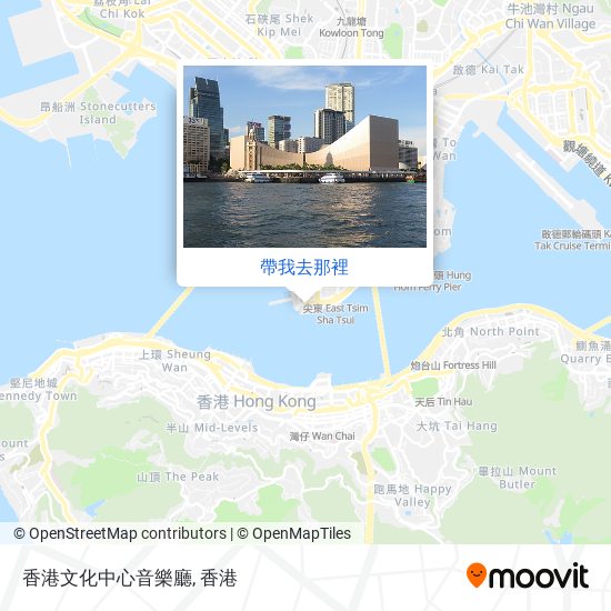 香港文化中心音樂廳地圖