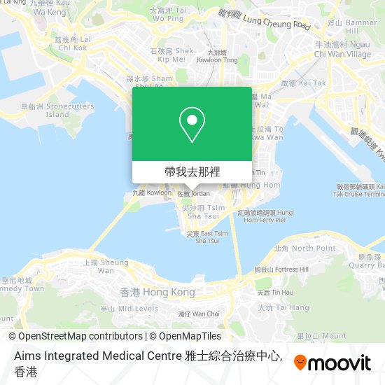 Aims Integrated Medical Centre 雅士綜合治療中心地圖