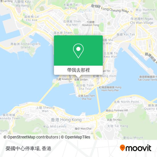 榮國中心停車場地圖