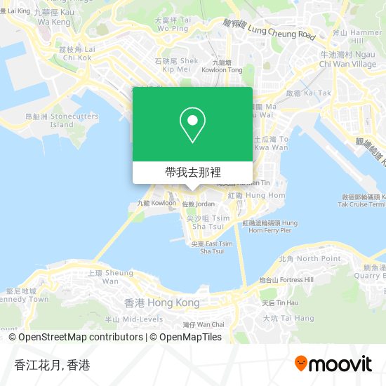 香江花月地圖