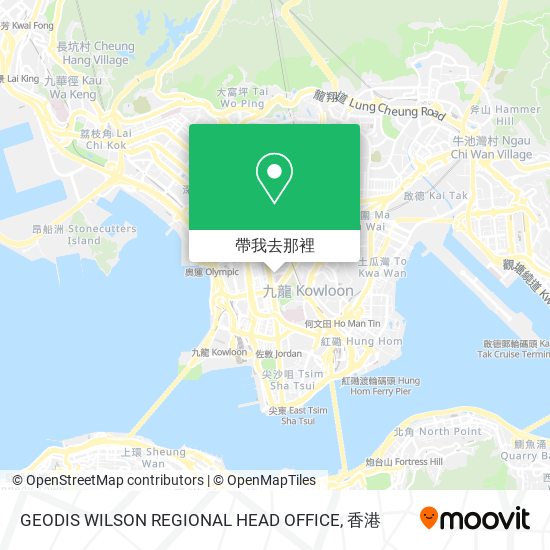 GEODIS WILSON REGIONAL HEAD OFFICE地圖