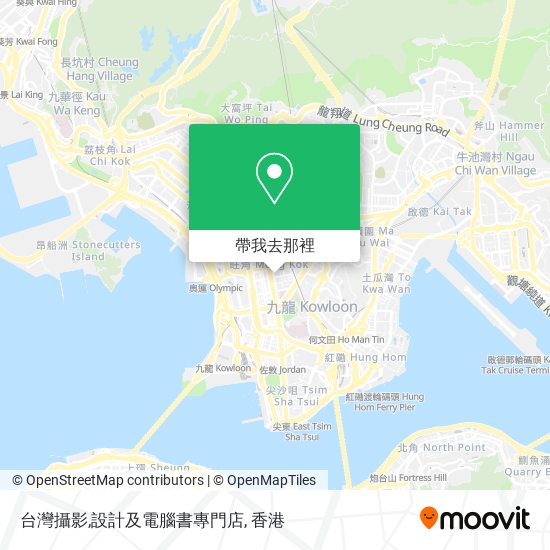 台灣攝影,設計及電腦書專門店地圖