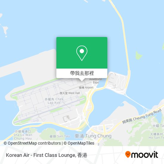 Korean Air - First Class Lounge地圖