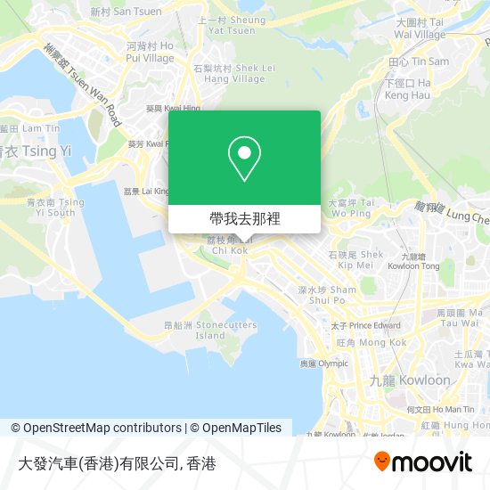 大發汽車(香港)有限公司地圖