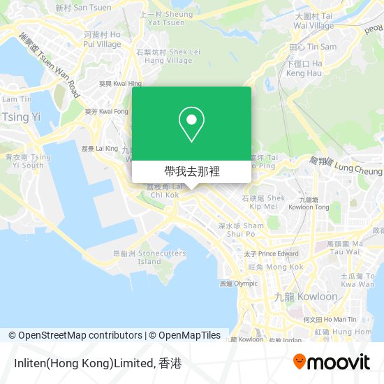 Inliten(Hong Kong)Limited地圖