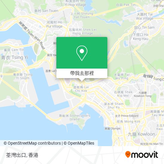 荃灣出口地圖