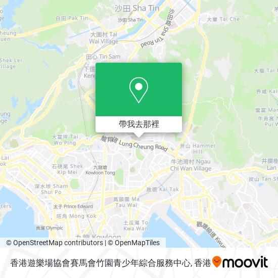 香港遊樂場協會賽馬會竹園青少年綜合服務中心地圖