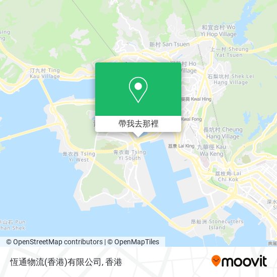 恆通物流(香港)有限公司地圖