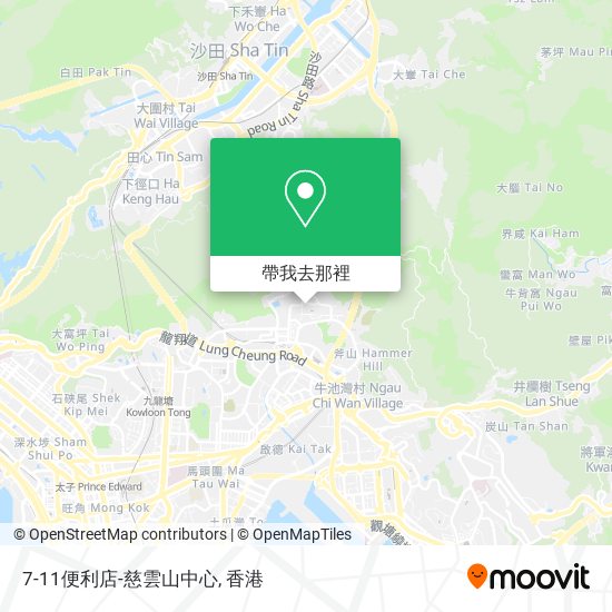 7-11便利店-慈雲山中心地圖
