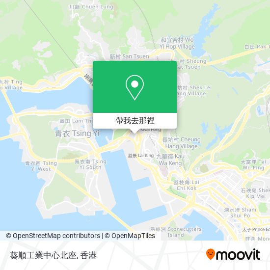 葵順工業中心北座地圖
